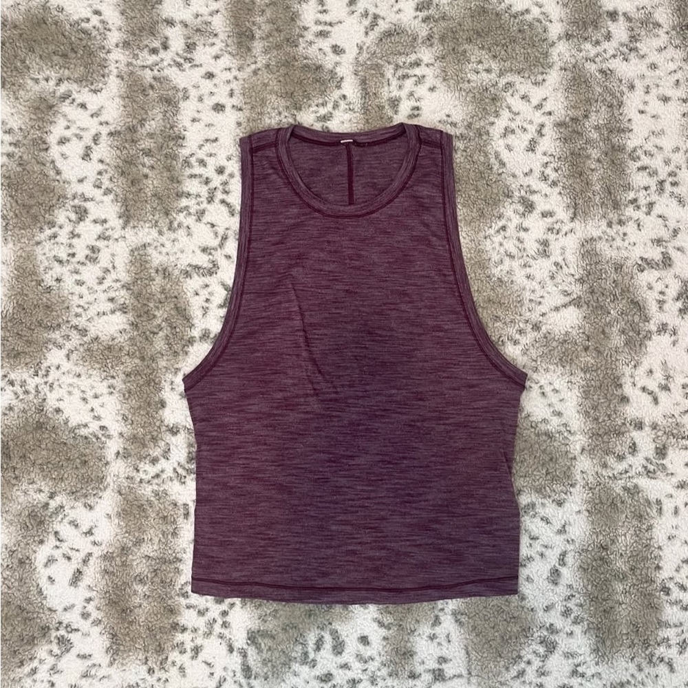 Lululemon Cardio Squad Tank II Heathered Plum